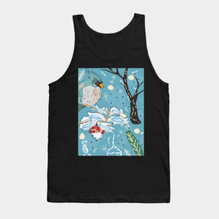 Cardinal bird Tank Top